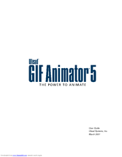 Ulead GIF ANIMATOR 5 User Manual