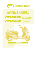 HYOSUNG MS3 250 Manual