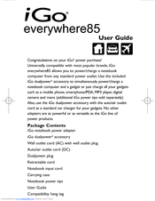 Igo iGo everywhere85 Manual