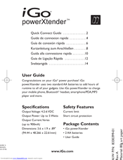 I-GO POWER XTENDER Quick Connect Manual