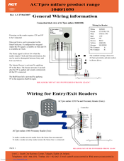 Act ACTPRO MIFARE PRODUCT RANGE Manual