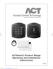 ACT ACTsmart2 Series Operating And Installation Instructions