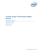 INTEL ATOM PROCESSOR N 500 -  UPDATE REVISION 001 Specification