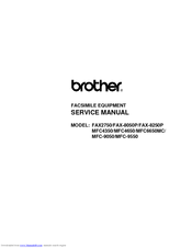Brother FAX-8250P Service Manual