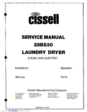 CISSELL 28BS30 Serveice Manual