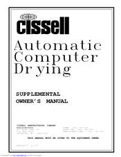 CISSELL ACDCMAN407 Supplemental Owner's Manual