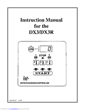 CISSELL DX3 Instruction Manual