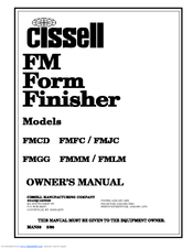CISSELL FMFC Owner's Manual