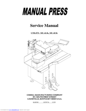 CISSELL UTILITY-MU-42-K Service Manual