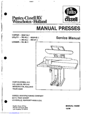 CISSELL MU 47.C Service Manual