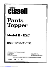 CISSELL B-EXC Owner's Manual