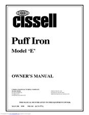 CISSELL PUFFIRONEMAN358 Owner's Manual
