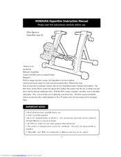 MINOURA HYPERRIM Manual