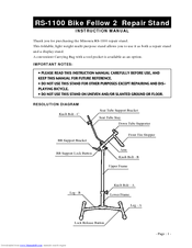 Minoura RS-1100 Instruction Manual