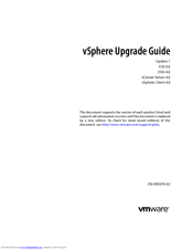 Vmware ESX 4.0 - UPGRADE GUIDE UPDATE 1 Update Manual