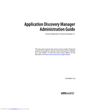 VMWARE VCENTER APPLICATION DISCOVERY MANAGER 6.1 - REPOSITORY Administration Manual