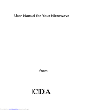 Cda SV450 User Manual