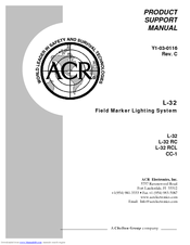 ACR ELECTRONICS L-32 RC - REV C Product Support Manual