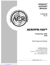 ACR ELECTRONICS FPR-100 PROGRAMMER Product Support Manual