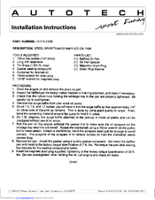 Autotech 10.115.410K Installation Instructions