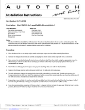 Autotech 10.715.010K Installation Instructions