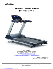 BH FITNESS T11 DIAGRAM Owner's Manual