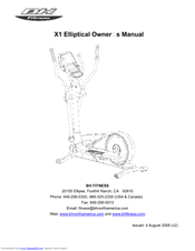 BH FITNESS X1 - V2 Owner's Manual