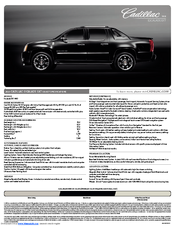 CADILLAC 2010 Escalade EXT Brochure
