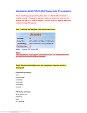 WELLTECH 5260 V6.0 JSP - UPGRADE PROCEDURE Manual