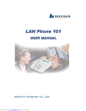 WELLTECH LAN PHONE 101 H.323 - VERSION 111A & 501A Manual