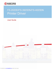 Kyocera 4020DN - FS B/W Laser Printer User Manual