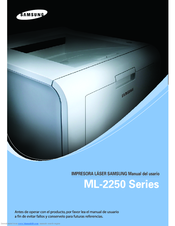 Samsung ML-2255G Manual Del Usuario