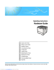 Ricoh Aficio SP 4310N Manuals | ManualsLib