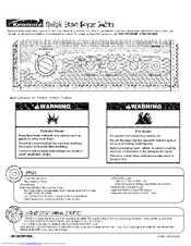Kenmore 7982 - 800 7.5 cu. Ft. Capacity Gas Dryer Quick Start Manual