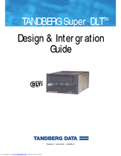 Tandberg Data SDLT220-320 INTEGRATION Manual