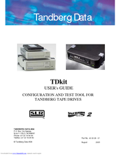Tandberg Data TDKIT User Manual