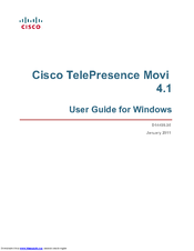 Cisco TELEPRESENCE MOVI 4.1 - FOR MAC OS X User Manual