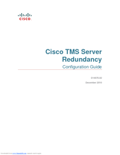 Cisco TMS SERVER REDUNDANCY - CONFIGURATION GUIDE 13.0 Configuration Manual