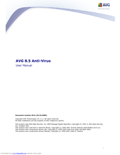AVG 8.5 ANTI-VIRUS - REV 85.8 User Manual
