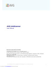 AVG LINKSCANNER User Manual