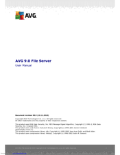 AVG FILE SERVER 9.0 - REV 90.9 User Manual