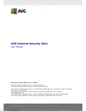 Avg INTERNET SECURITY 2011 - REV 2011.11 User Manual