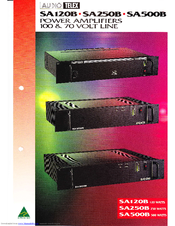 Audio Telex SA120B Brochure