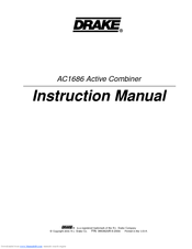 DRAKE AC1686 Instruction Manual