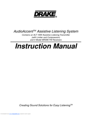 DRAKE AUDIOACCENT Instruction Manual