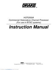 DRAKE HCP2550A Instruction Manual