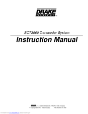 DRAKE SCT3860 Instruction Manual