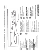 Asko WCAM1812TI Quick Start Manual