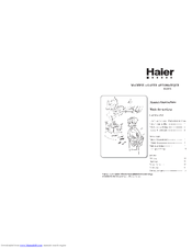 Haier B628TX Manuel D'instructions
