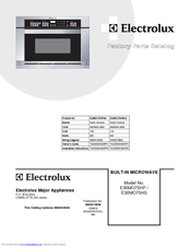 Electrolux E30MO75HP Factory Parts Catalog